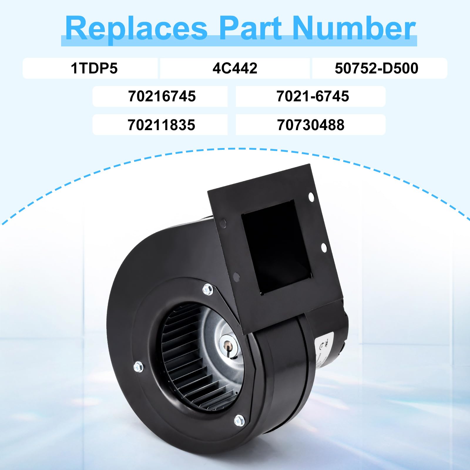 Amazon.com: Adviace Blower Fan Motor for Dayton 1TDP5 4C442 2C610